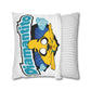 Mikecrack Spun Polyester Square Pillowcase