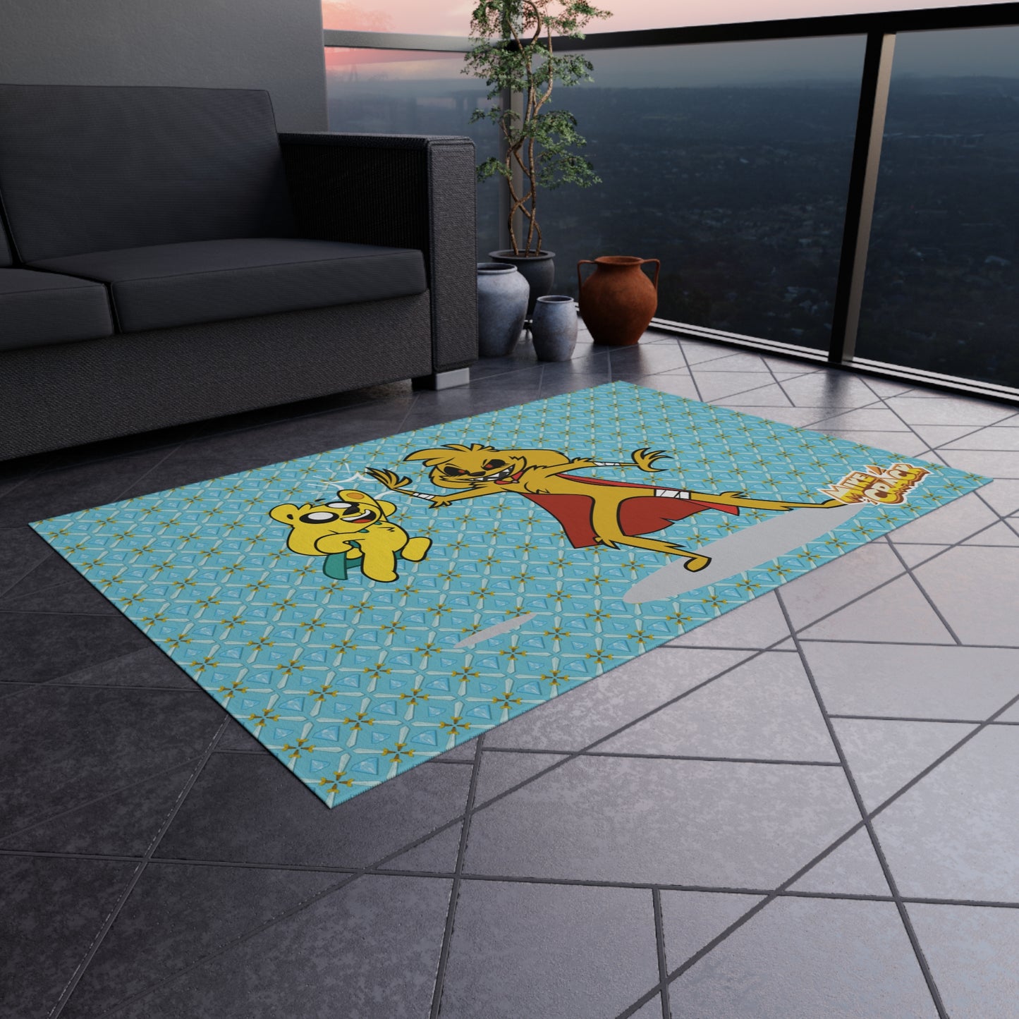 Mikecrack Outdoor Rug