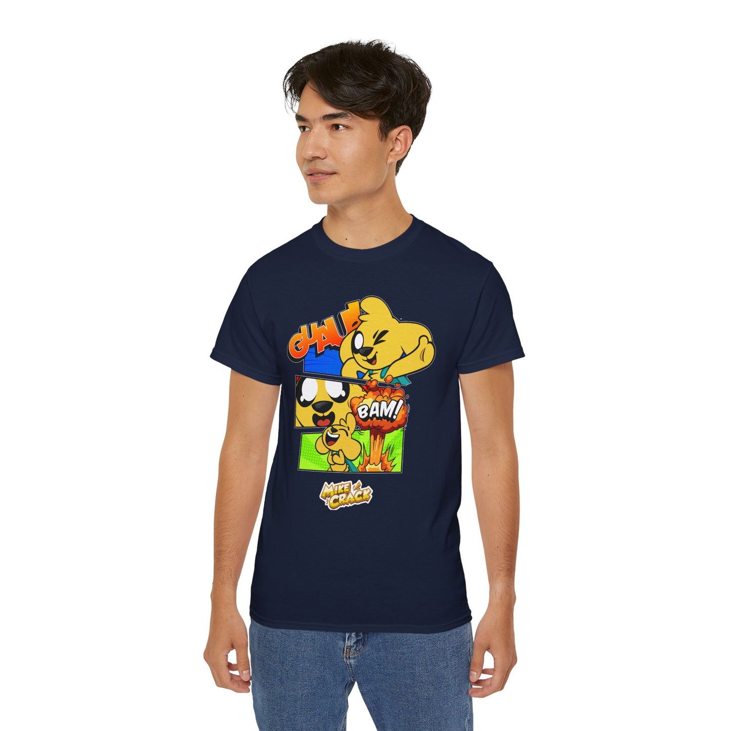 Mikecrack Camiseta Unisex de Algodón Grueso