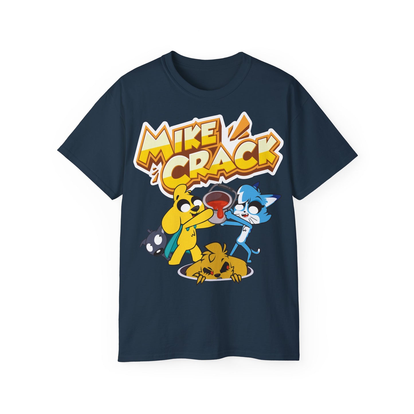 Mikecrack Camiseta Unisex de Algodón Grueso