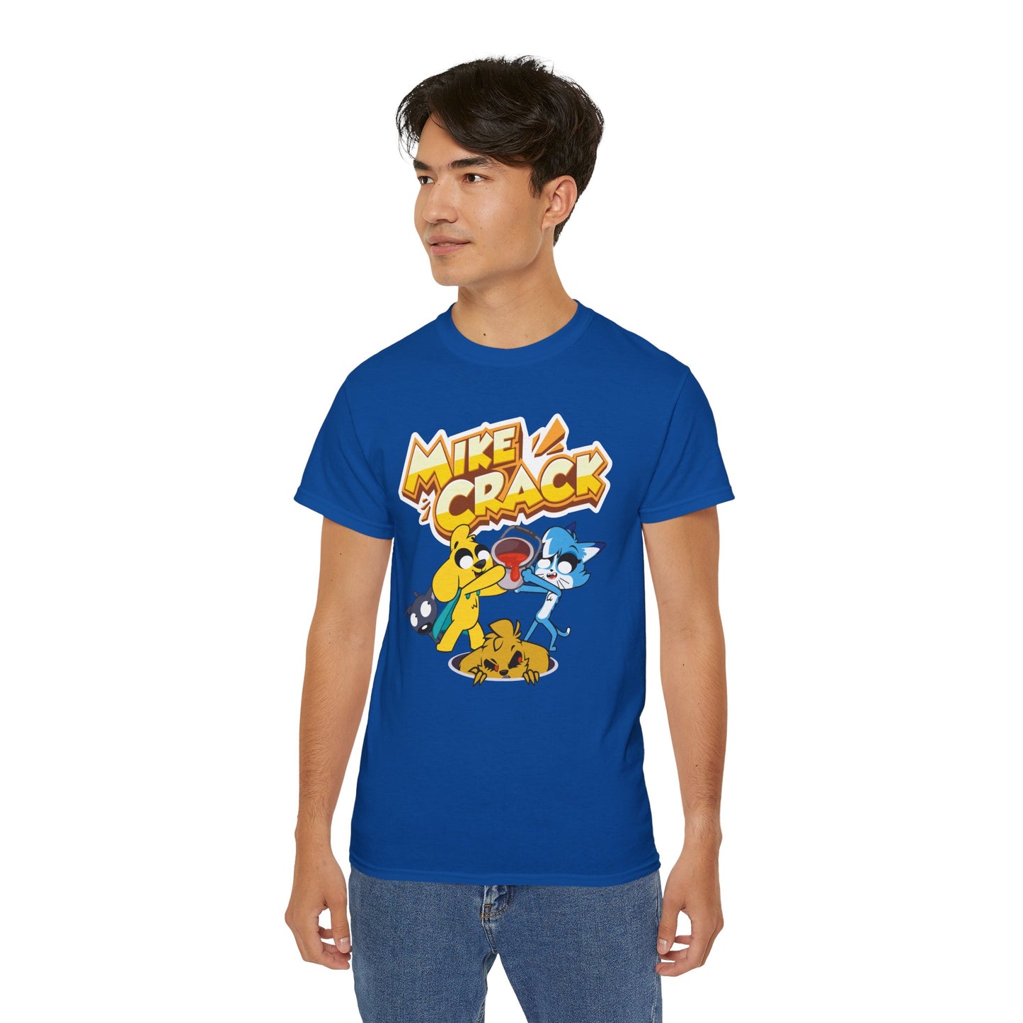 Mikecrack Camiseta Unisex de Algodón Grueso