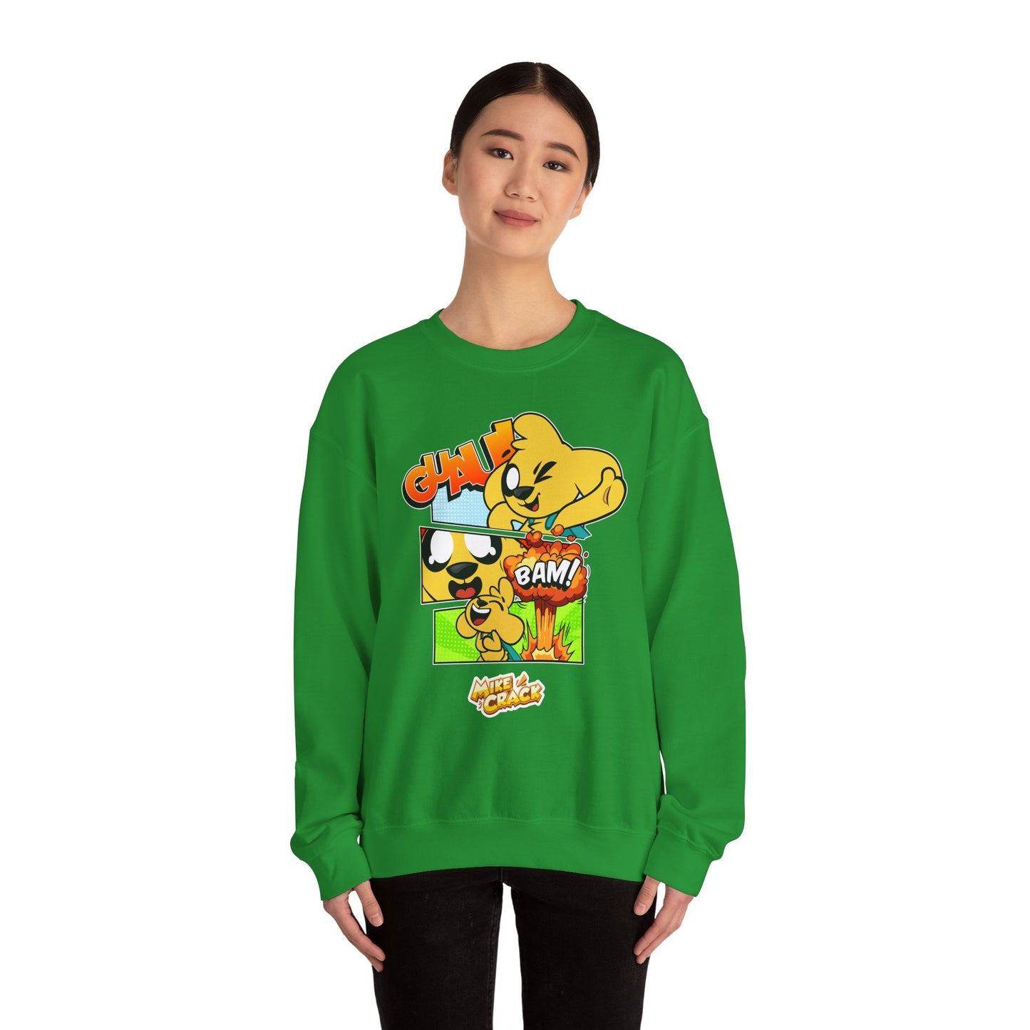 Mikecrack Sudadera Unisex de Cuello Redondo