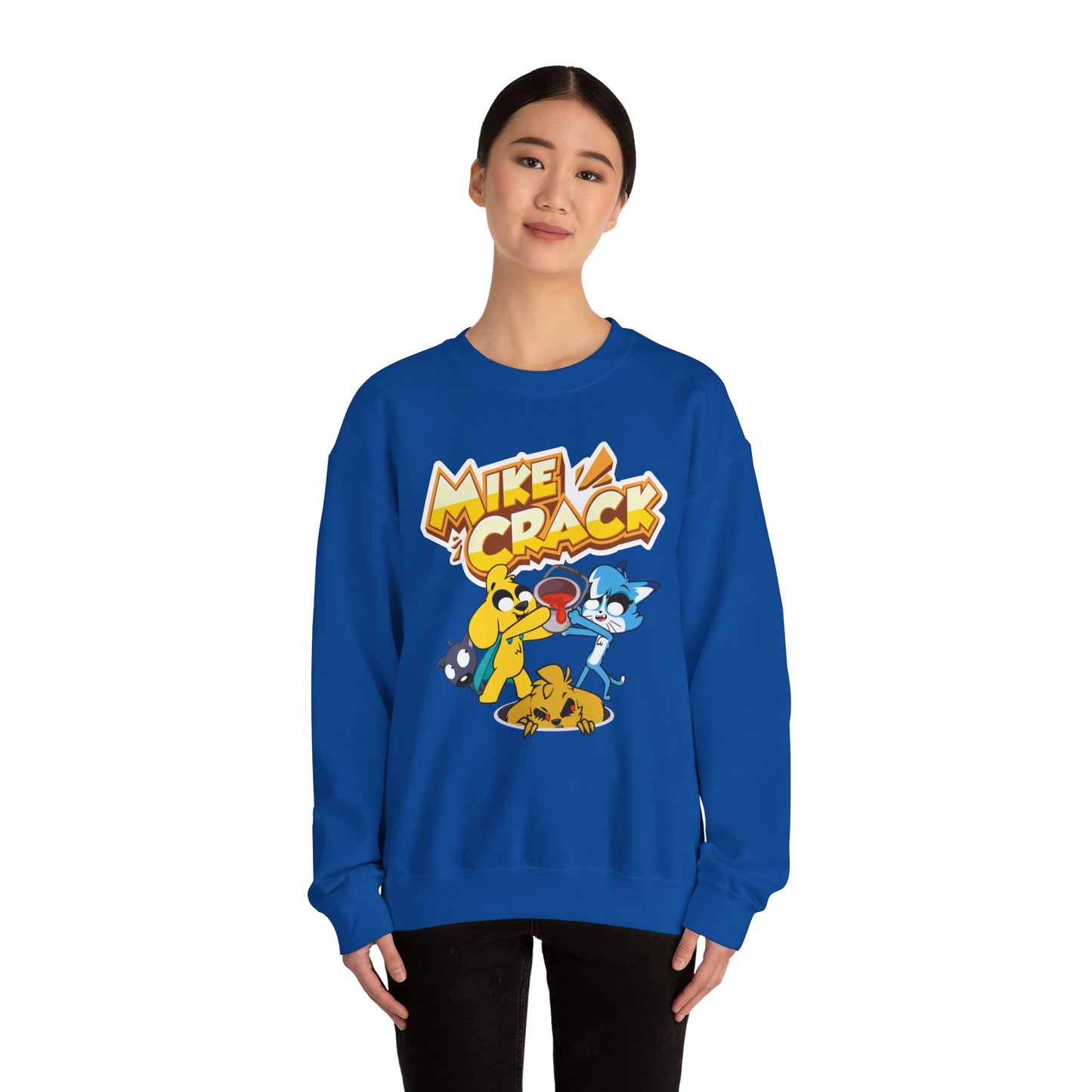 Mikecrack Sudadera Unisex de Cuello Redondo